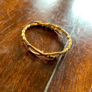 Alex and ani gold bracelet